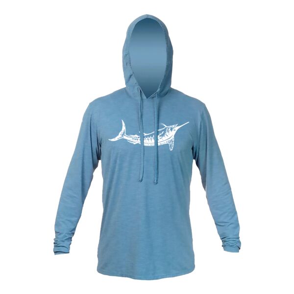  Bahama Blue Hoody White Marlin Anetik Long Sleeve  Thumbnail