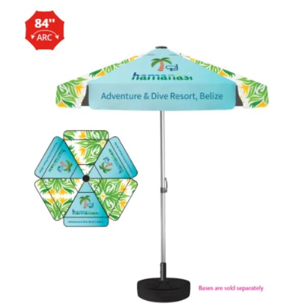 The Vented Bistro Digital Patio Umbrella Thumbnail